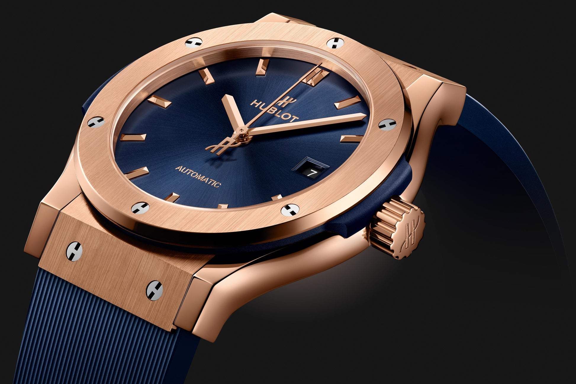 Classic Fusion King Gold Blue Watch