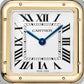 Panthère de Cartier Large 42mm x 31mm Yellow Gold Steel Blue Crown Silvered Dial Yellow Gold Steel Bracelet Quartz Watch