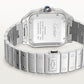 Santos de Cartier Large 39.8mm Steel Green Dial Steel Bracelet Self-Winding Watch