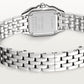 Panthère de Cartier Mini 25.1mm x 18.5mm White Gold Diamond Bezel Diamond Crown Silvered Dial White Gold Bracelet Quartz Watch