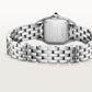 Panthère de Cartier Small 23mm x 30mm Steel Blue Crown Silvered Dial Steel Bracelet Quartz Watch