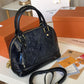 Alma BB Monogram Canvas Black Handbag