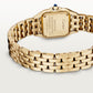 Panthère Mini 22mm x 30.3mm Yellow Gold Blue Sapphire Crown Silvered Dial Yellow Gold Bracelet Quartz Watch