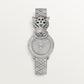 Panthère Mini 23.6mm White Gold Diamond Bezel Emerald Eyes Diamond Dial White Gold Bracelet Quartz Watch