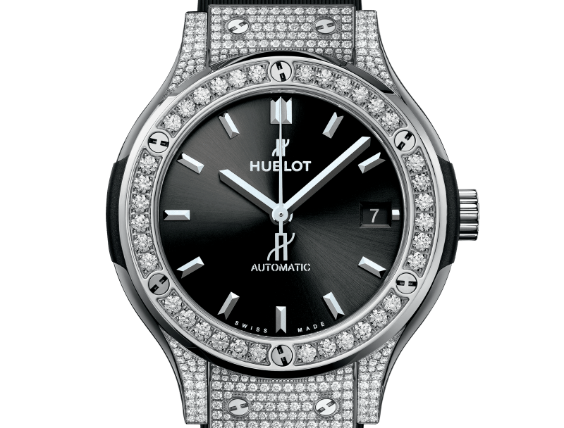 Classic Fusion Titanium Pavé Watch
