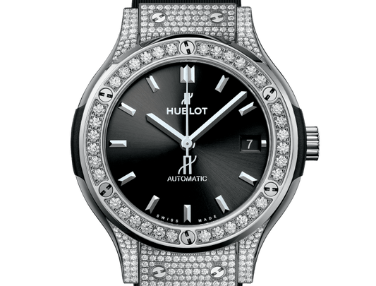Classic Fusion Titanium Pavé Watch