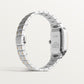 Santos de Cartier Large 39.8mm Steel Yellow Gold Bezel Silvered Opaline Dial Steel Bracelet Self-Winding Watch