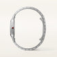 Santos-Dumont Large 43.5mm x 31.4mm Platinum Silvered Satin-Finish Dial Platinum Bracelet Manual-Winding Watch
