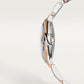 Ballon Bleu 33mm Steel Rose Gold Automatic Silver Guilloché Dial Two-Tone Bracelet Watch