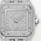 Panthère de Cartier Small 30mm x 22mm White Gold Diamond Bezel Diamond Dial White Gold Bracelet Quartz Watch