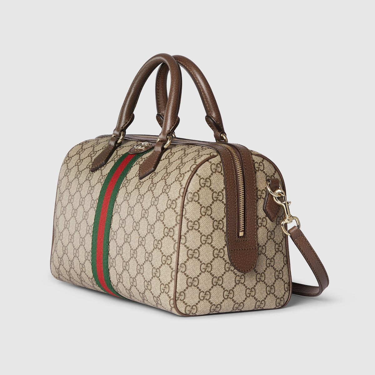 Gucci Supreme Ophidia Large Boston Bag