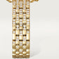 Panthère Medium 36.5mm x 26.7mm Yellow Gold Diamond Bezel Diamond Crown Silvered Dial Yellow Gold Diamond Bracelet Quartz Watch