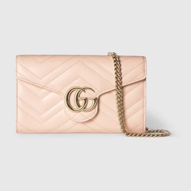 GG Marmont wallet on chain