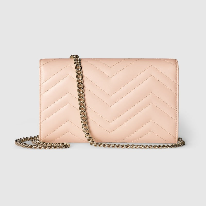 GG Marmont wallet on chain