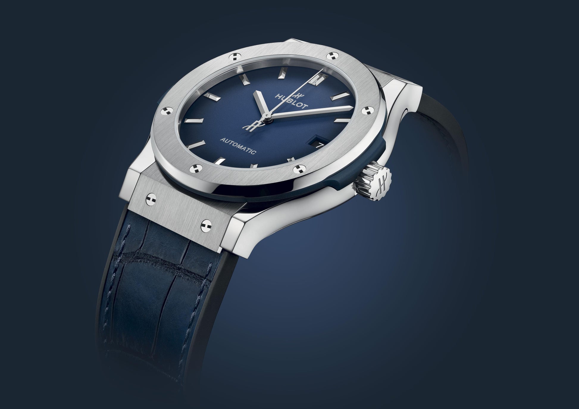 Classic Fusion Titanium Deep Blue Watch