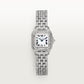 Panthère de Cartier Mini 25mm x 20mm White Gold Diamond Bezel Diamond Crown Silver Dial White Gold Bracelet Quartz Watch