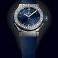 Classic Fusion Titanium Blue Diamonds 33 mm