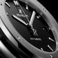 Classic Fusion Titanium Black Dial Rubber Strap Watch