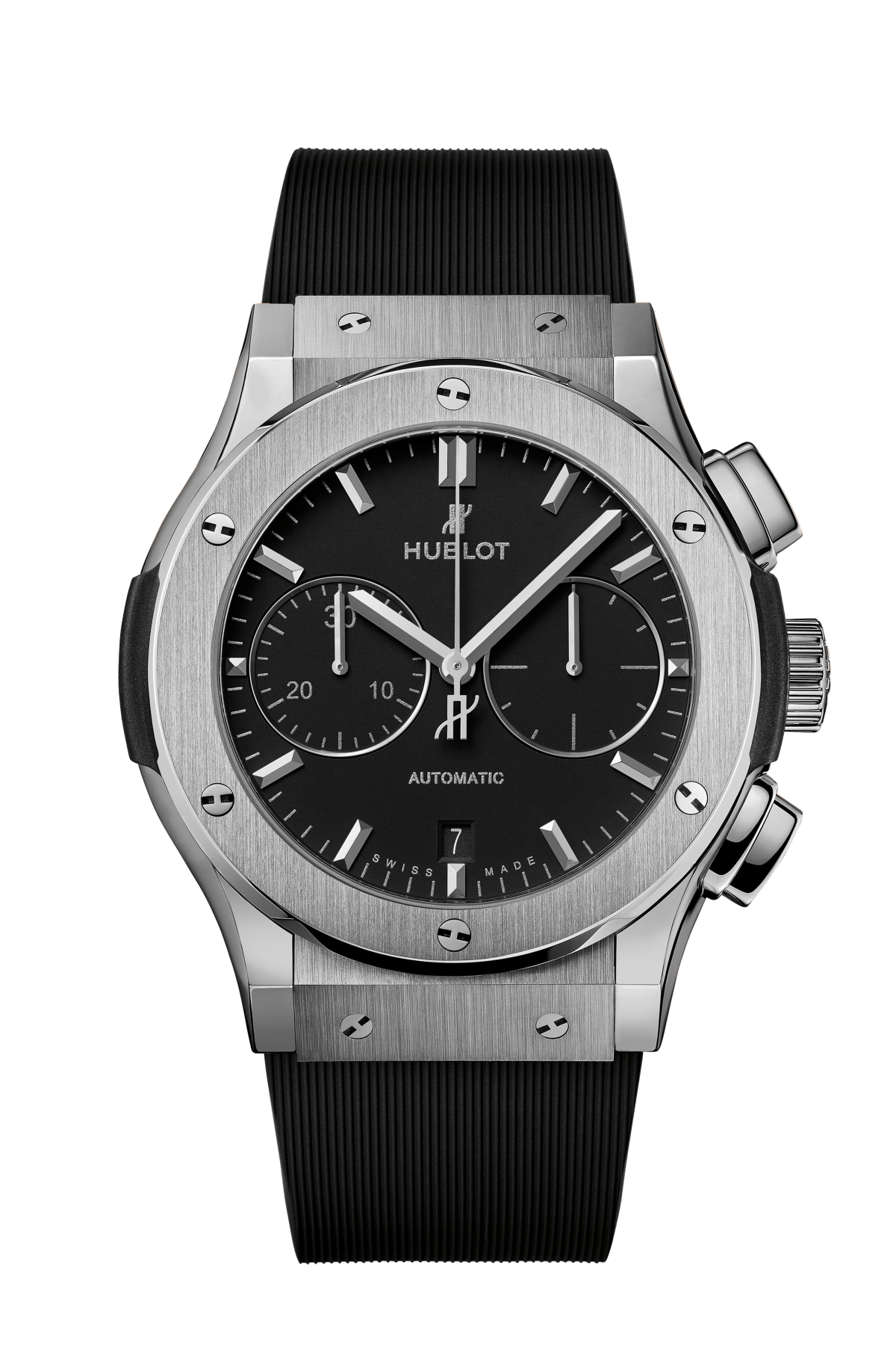 Classic Fusion Chronograph Titanium on Rubber Watch