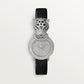 Panthère Small 23.6mm White Gold Diamond Bezel Emerald Eyes Diamond Dial Black Alligator Strap Quartz Watch