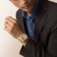 Santos Large 47mm x 39.8mm Yellow Gold Satin-Finish Dial Yellow Gold Bracelet Self-Winding Watch