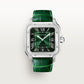 Santos de Cartier Large 39.8mm Steel Green Dial Steel Bracelet Self-Winding Watch