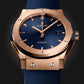 Classic Fusion King Gold Blue Watch