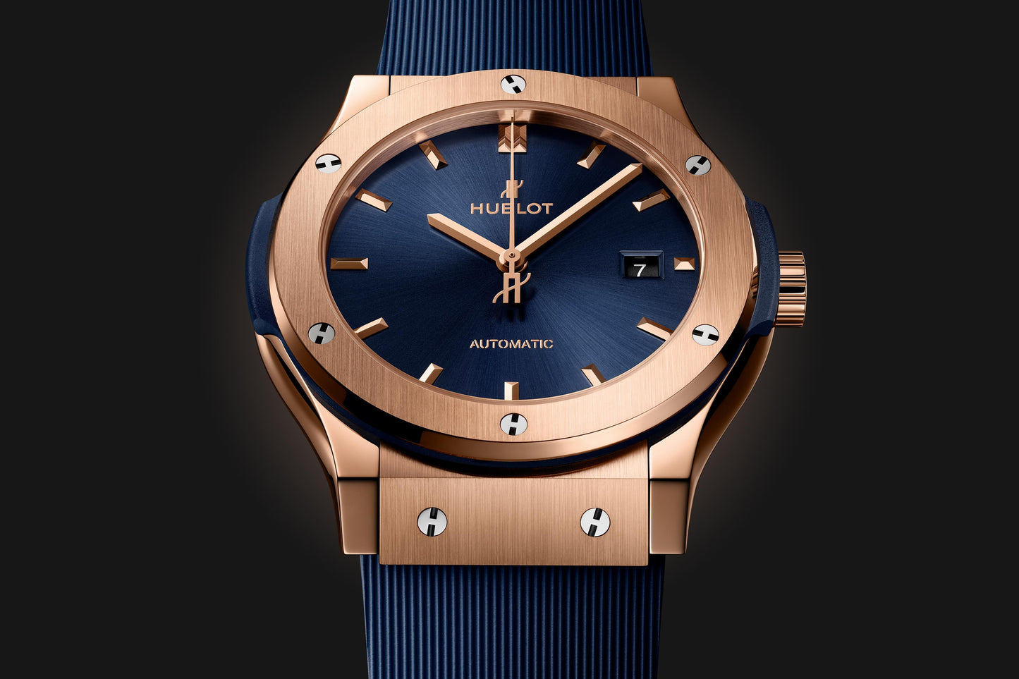 Classic Fusion King Gold Blue Watch