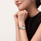 Ballon Bleu 33mm Steel Rose Gold Automatic Silver Guilloché Dial Two-Tone Bracelet Watch