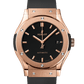 Classic Fusion 42 mm King Gold Matte Black Dial Rubber Strap Watch