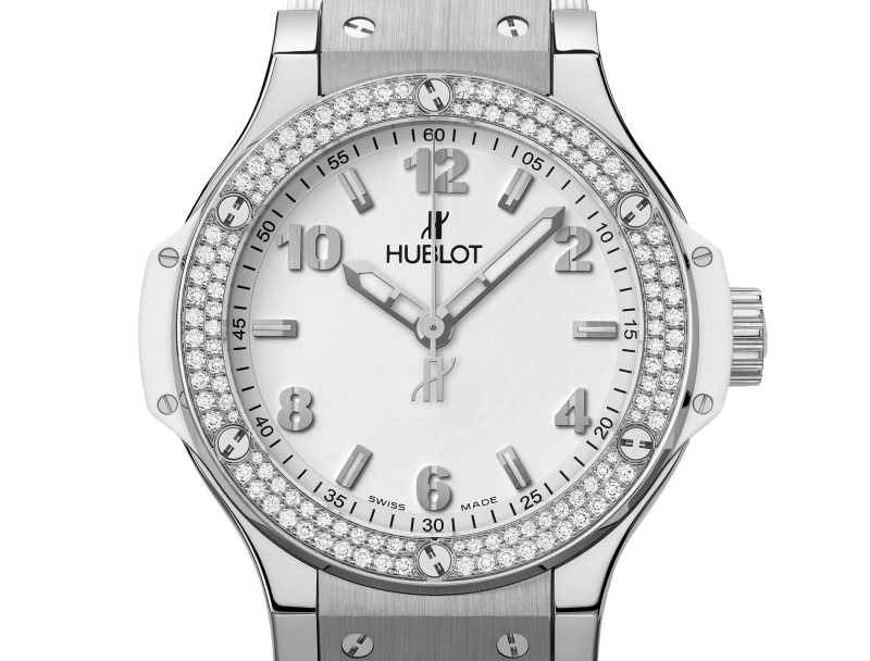 Big Bang Original Steel White Diamonds 38 mm