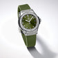Classic Fusion Titanium Green Diamonds 33 mm