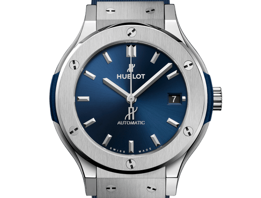 Classic Fusion Titanium Blue 38 mm