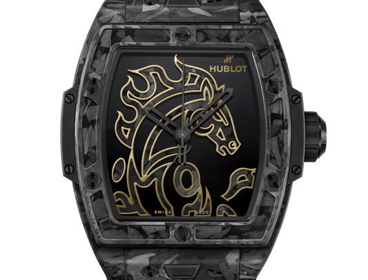 Spirit of Big Bang Year Of The Horse Frosted Carbon 42 mm Watch