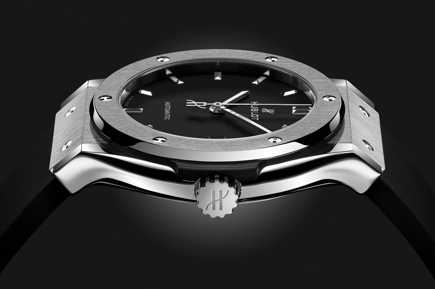 Classic Fusion Titanium on Rubber Watch