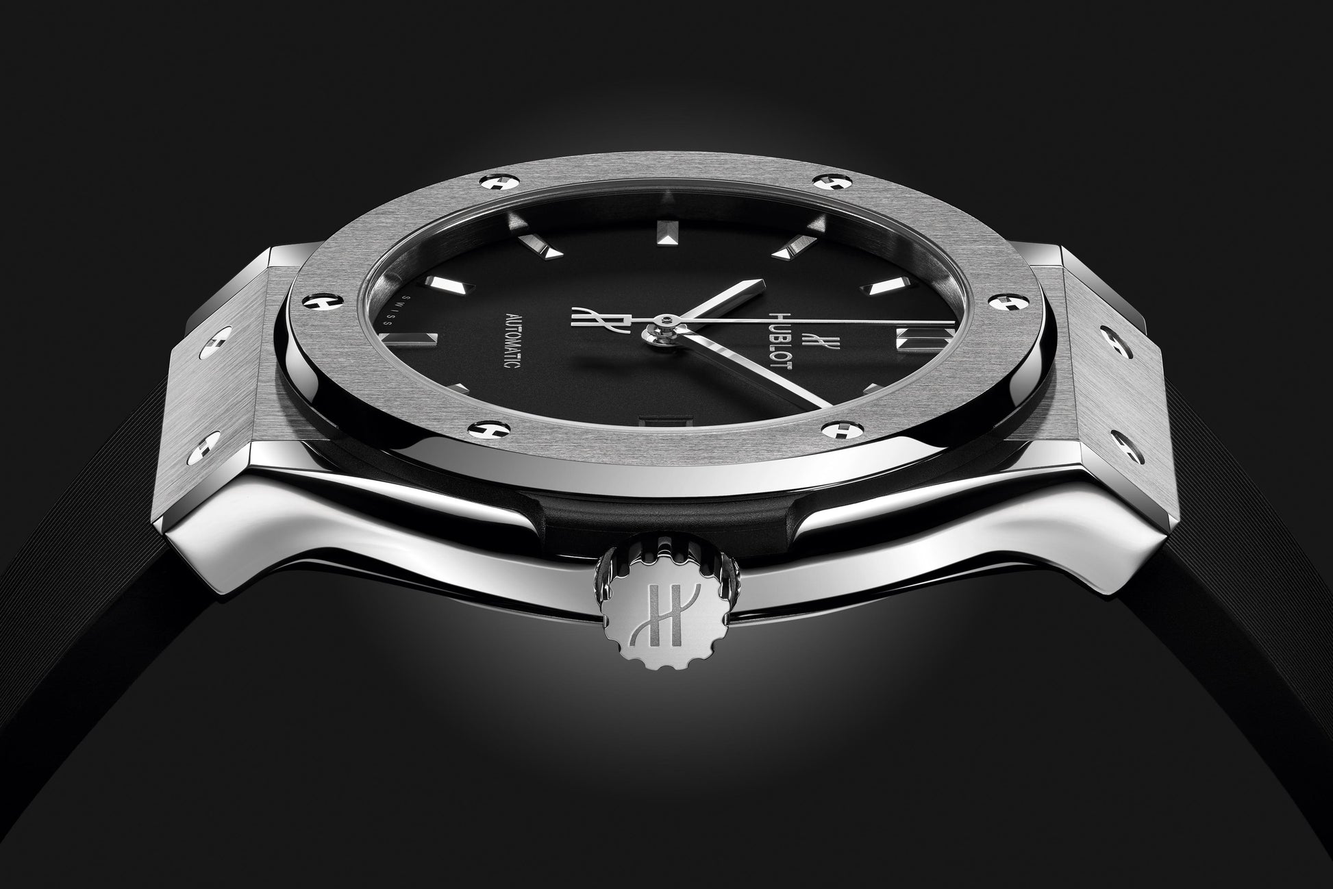 Classic Fusion Titanium on Rubber Watch