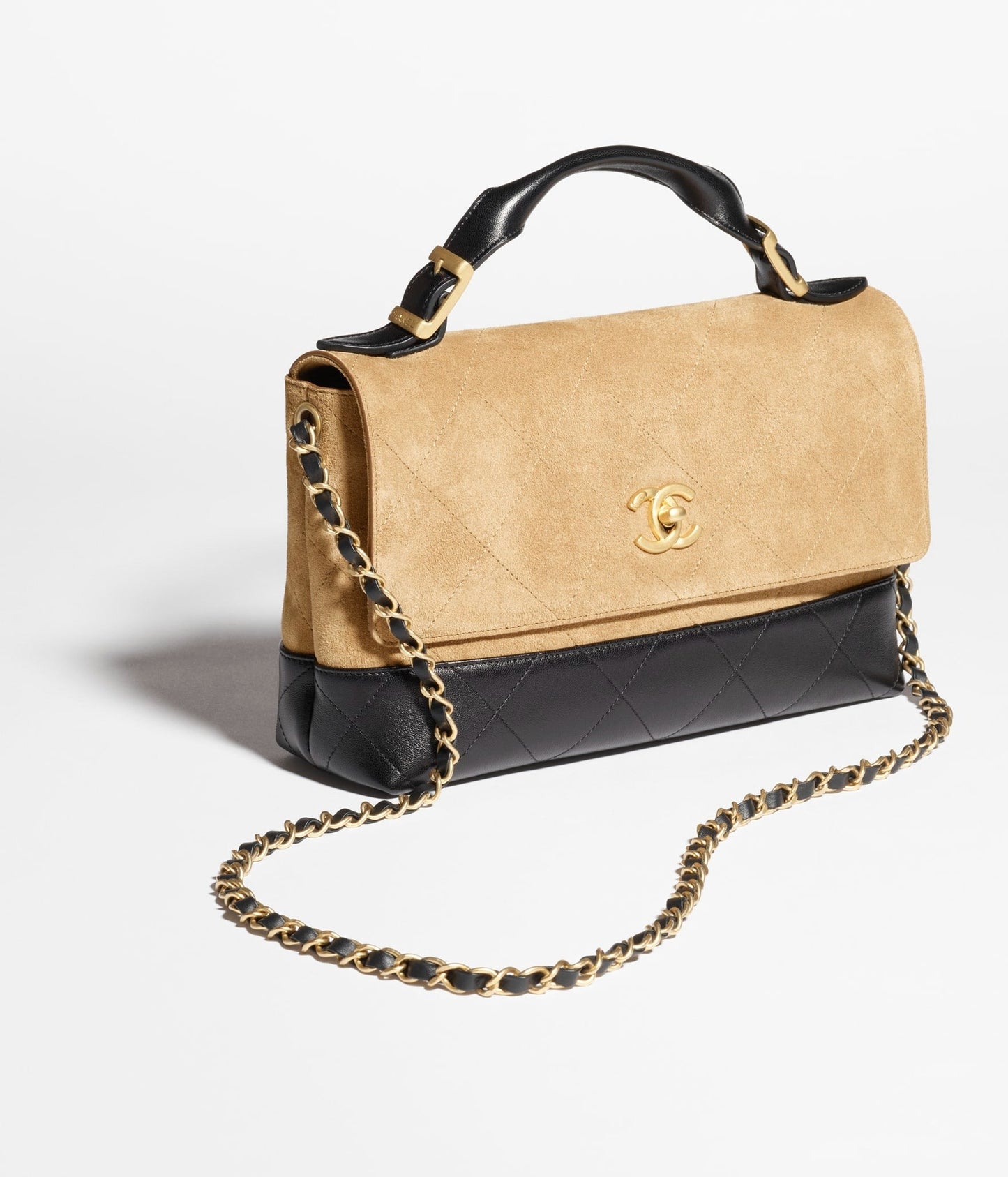 Large Flap Bag with Top Handle