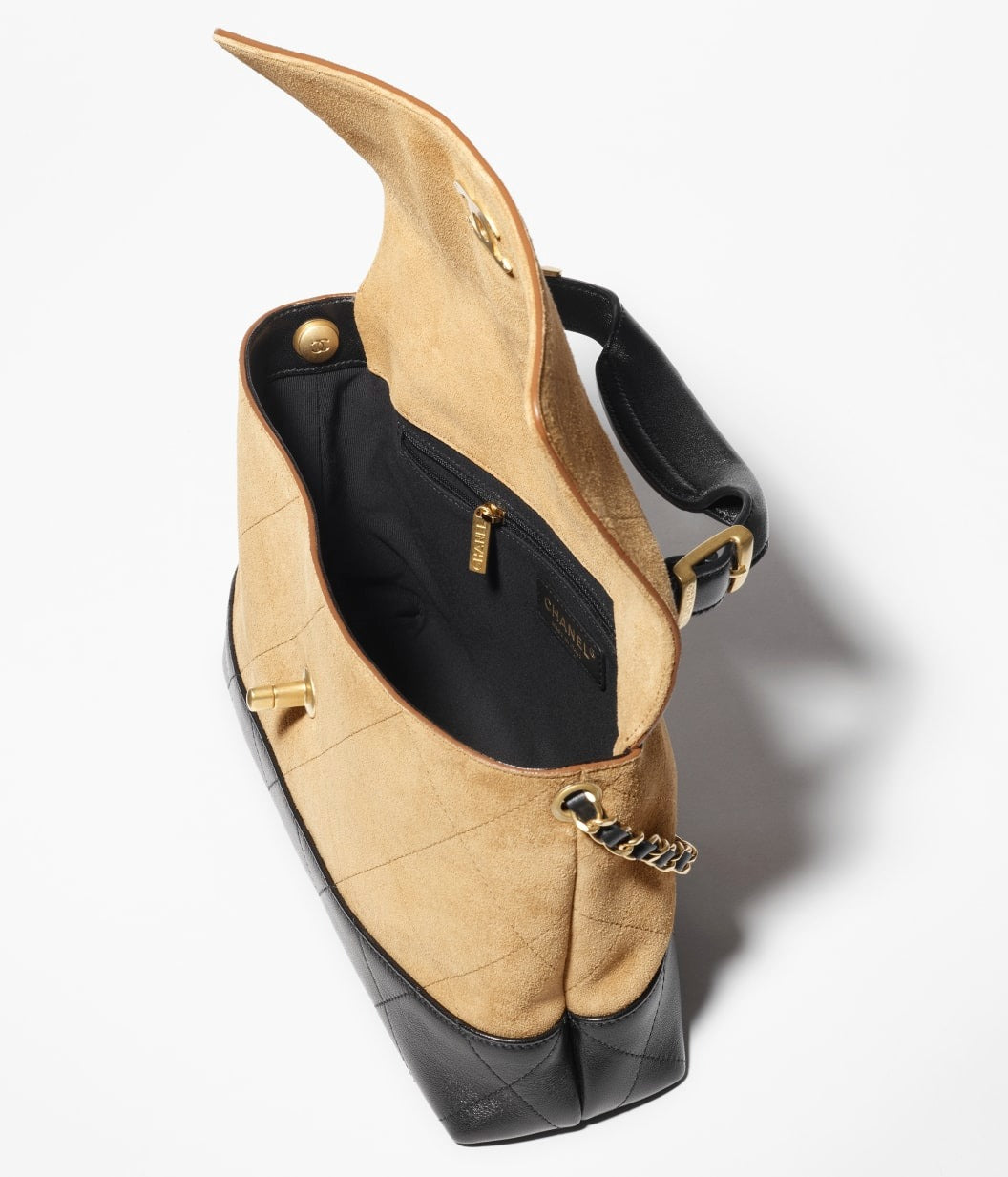 Large Flap Bag with Top Handle