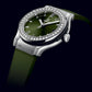 Classic Fusion Titanium Green Diamonds 33 mm