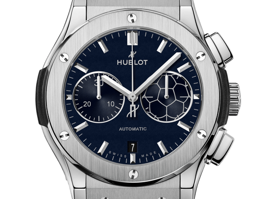 Classic Fusion Chronograph Titanium Blue Victory 45 mm