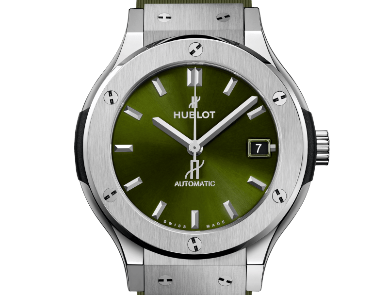 Classic Fusion Titanium Green 38 mm