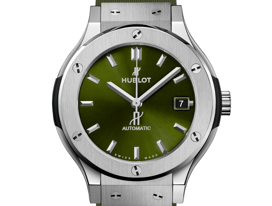 Classic Fusion Titanium Green 38 mm