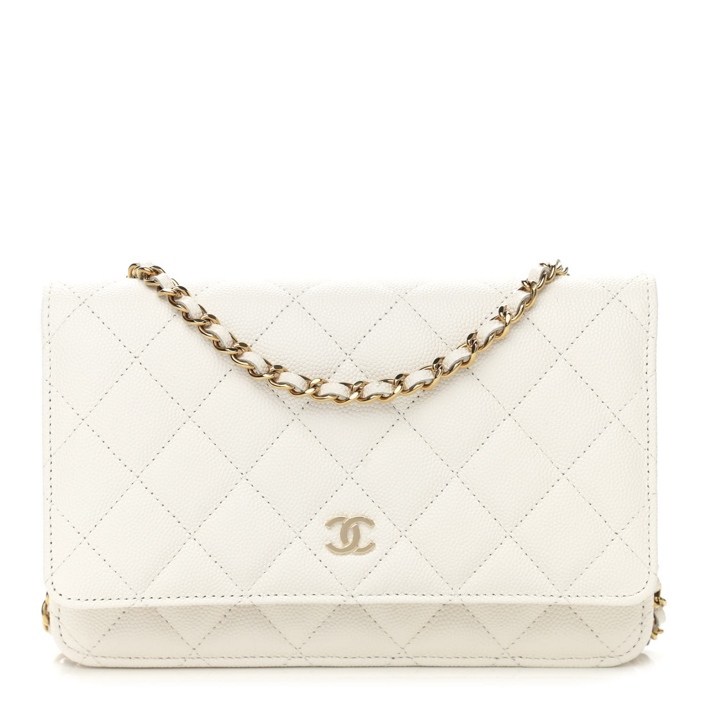 Classic Wallet on Chain Lambskin Gold Hardware