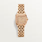 Panthère Small 30.3mm x 22.0mm Rose Gold Diamond Bezel Diamond Crown Rose Gold Dial Rose Gold Bracelet Quartz Watch