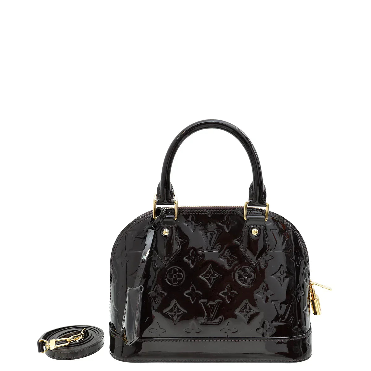 Alma BB Monogram Canvas Black Handbag