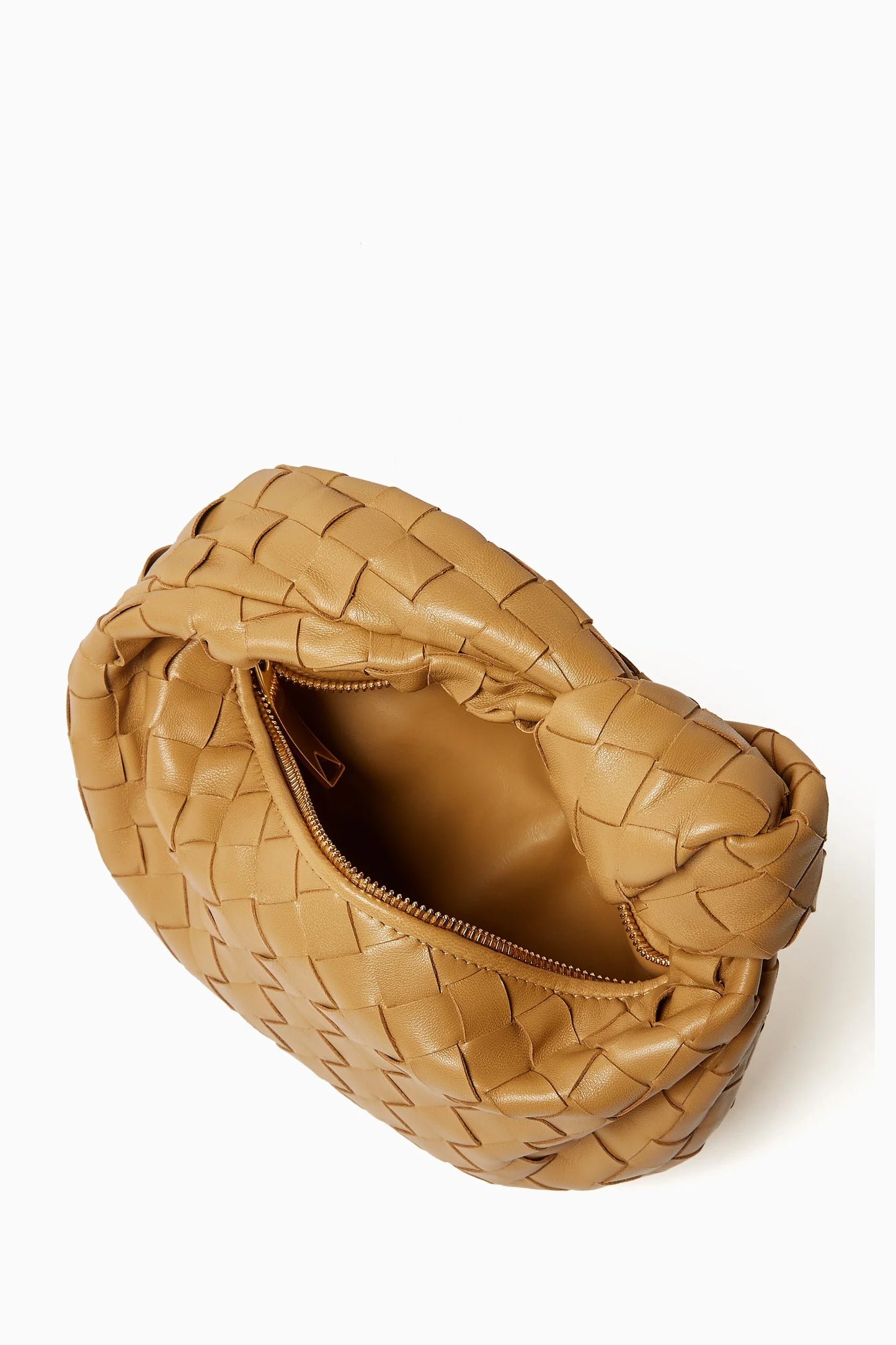 Bottega Veneta Dark Praline color small size