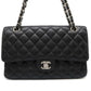 Caviar Quilted Medium Single Flap Black