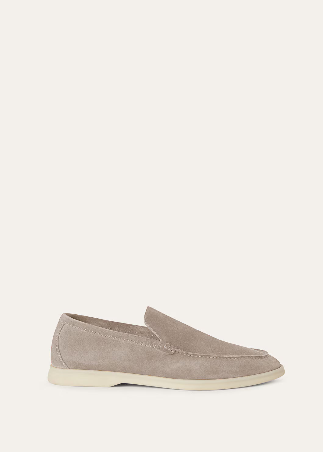 Classic Beige - Gull Gray  LORO PIANA  Summer Walk Loafer