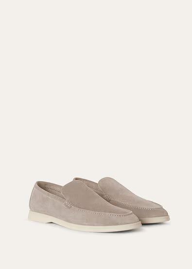 Classic Beige - Gull Gray  LORO PIANA  Summer Walk Loafer