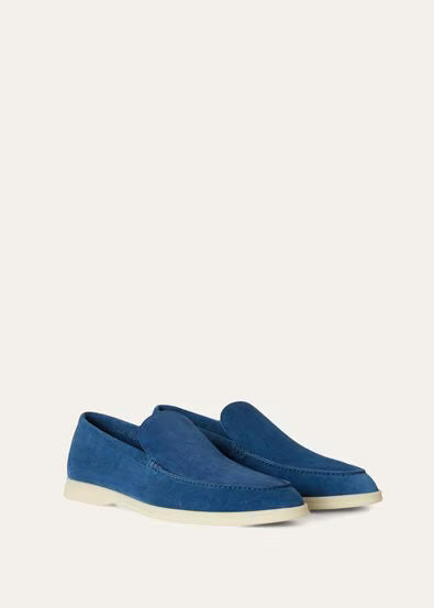 Caviar - Cobalt Ink LORO PIANA Summer Walk Loafer